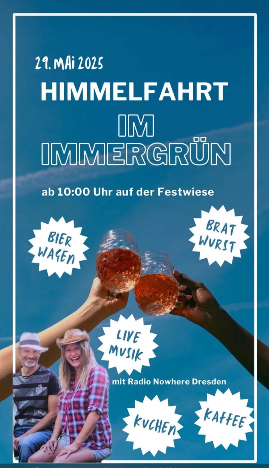 Himmelfahrt im Immergrün